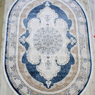 Ковер Avangard 36945A OVAL BLUE / BLUE