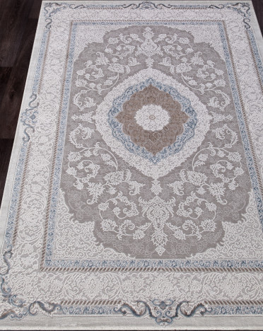 Ковер турецкий 03874A ARMINA (Хит-сет, голубой, кремовый)