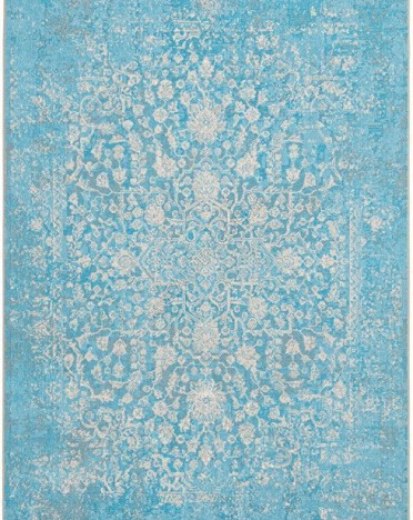 Ковер бельгийский 410162500 Patina Essence (PP Heatset Высокоплотный, голубой)