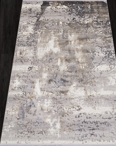 Ковер турецкий 06047B ASADU (Полиэстер хит-сет, серый)