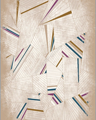 Ковер турецкий PN042B PANAMA (Полиэстер, бежевый)