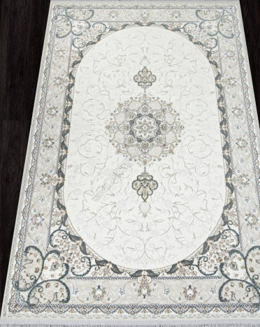 Ковер турецкий 29765B Durkar SANDALI (Полиэстер, кремовый) прямоугольный