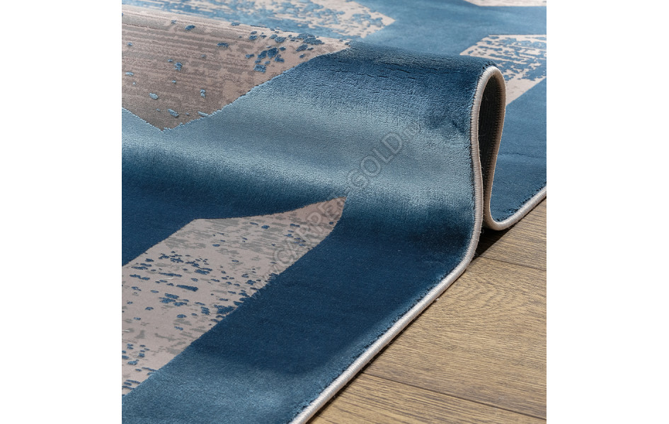 Ковер ДИЗАЙН M570O ЦВЕТ C_DGREY / DBLUE