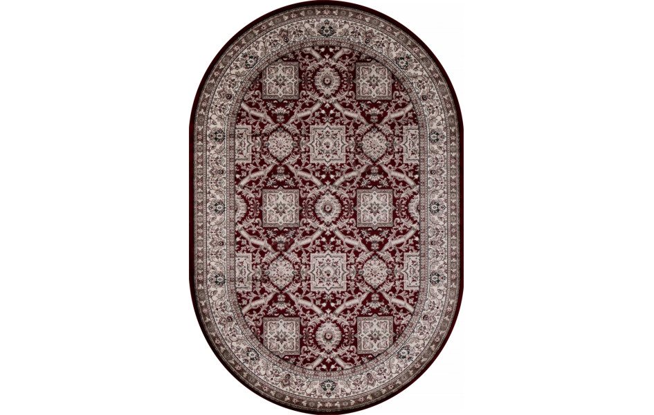 Ковер D868 - RED - Овал COLIZEY