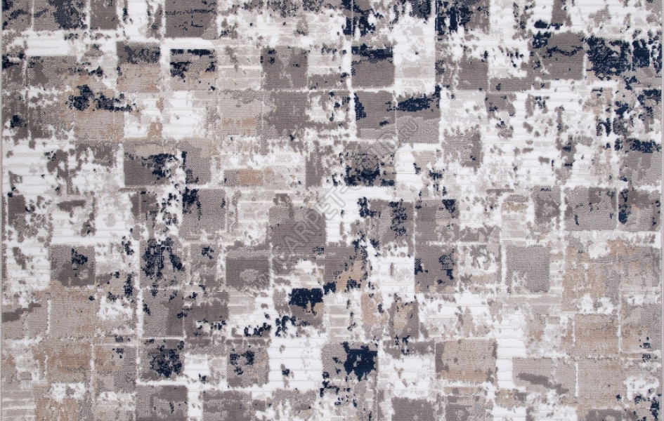 Ковер 8671 - GRAY-BLUE - Прямоугольник - коллекция RICHI