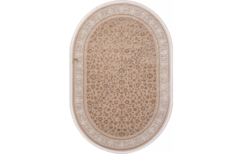 Ковер SI040A - BROWN / BROWN - Овал - коллекция LISSABON
