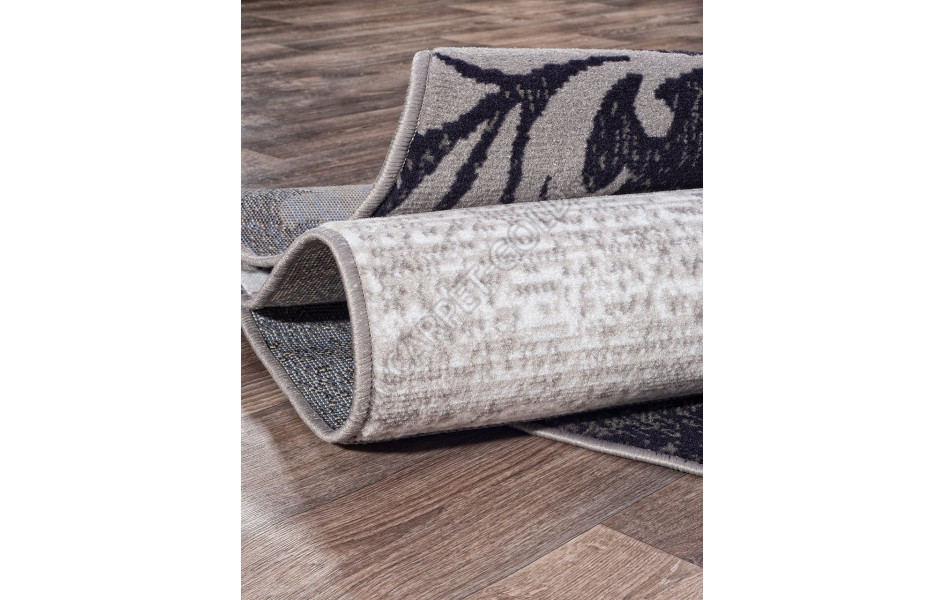 Ковер d216 - GRAY - Овал - коллекция SILVER