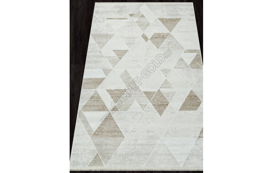 Ковер 26224C - L.BEIGE / CREAM - Прямоугольник - коллекция RUBI