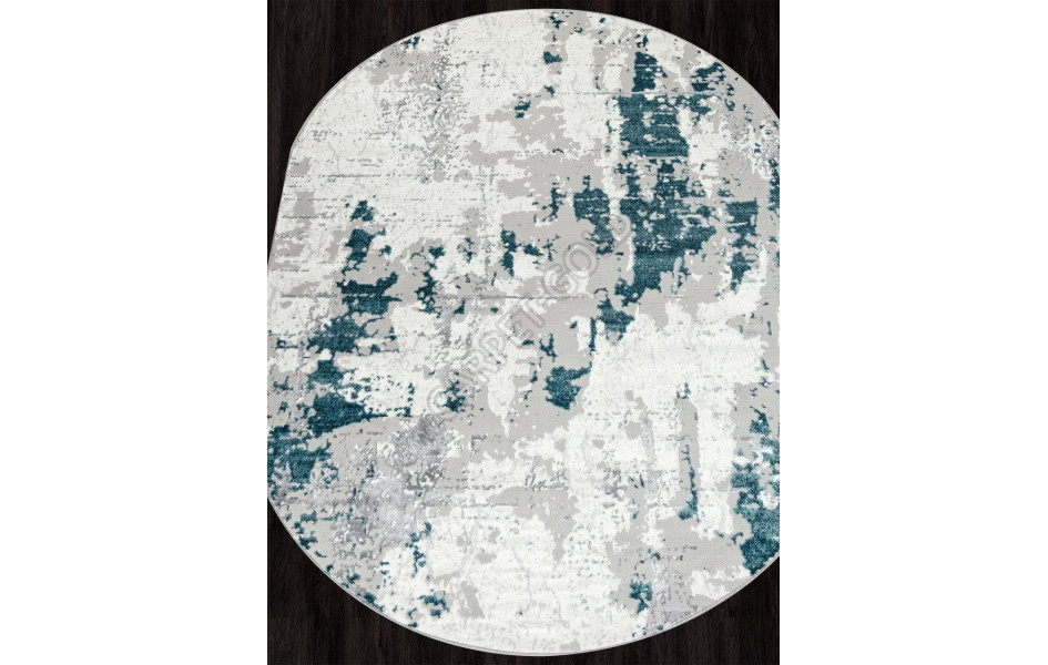 Ковер F285 - GRAY - Овал - коллекция PALERMO