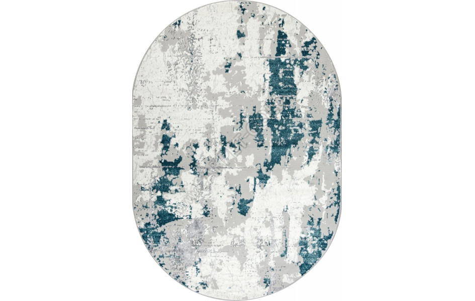 Ковер F285 - GRAY - Овал - коллекция PALERMO