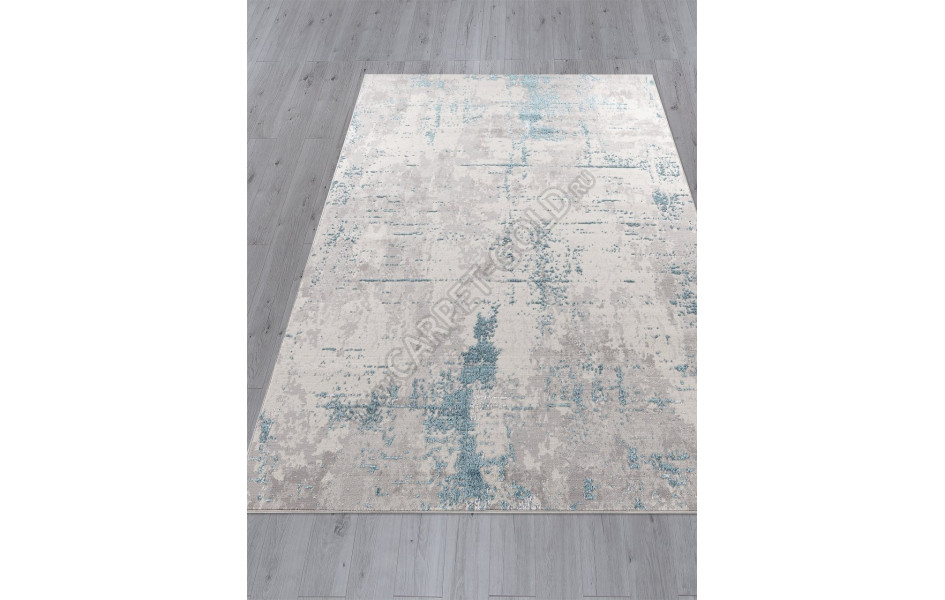 Ковер F169 - CREAM-D.BLUE - Прямоугольник - коллекция LIMAN