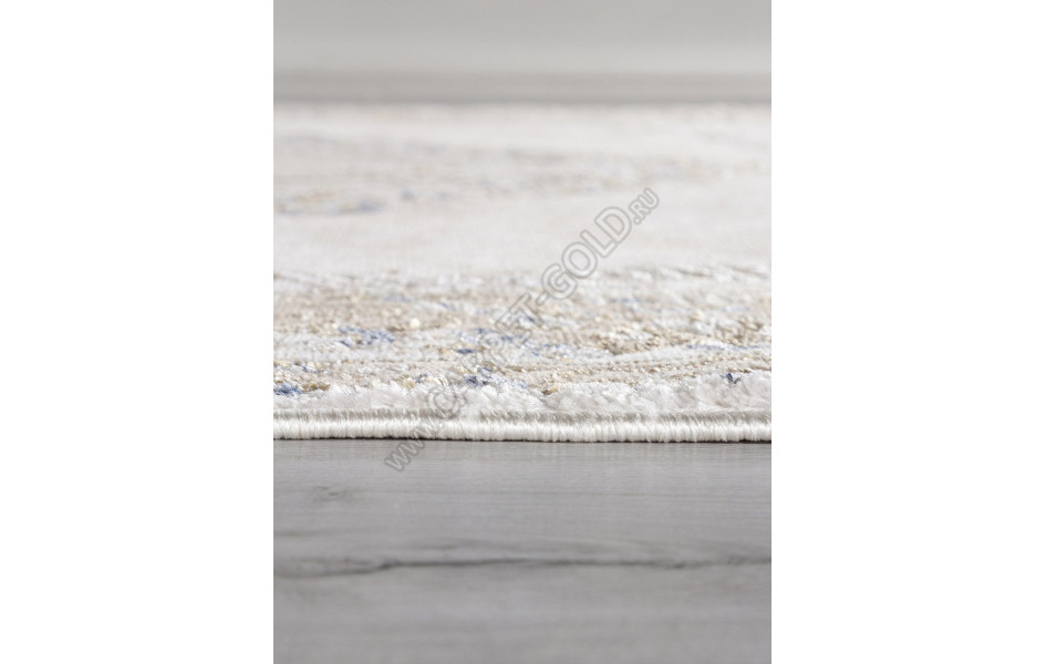 Ковер 27226A - BEIGE / BLUE - Прямоугольник - коллекция MOSSO