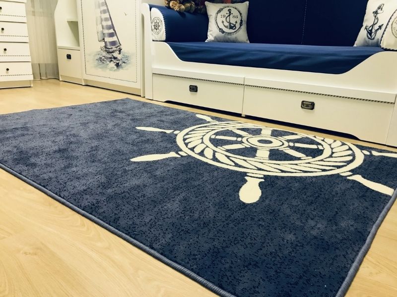 Ковер в детскую для мальчика в морском стиле